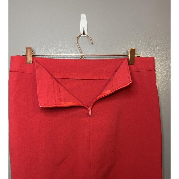 Nice Wear Skirt Womens XL Red Pencil Career Office Work Made in USA Vintage 90s - Picture 4 of 5